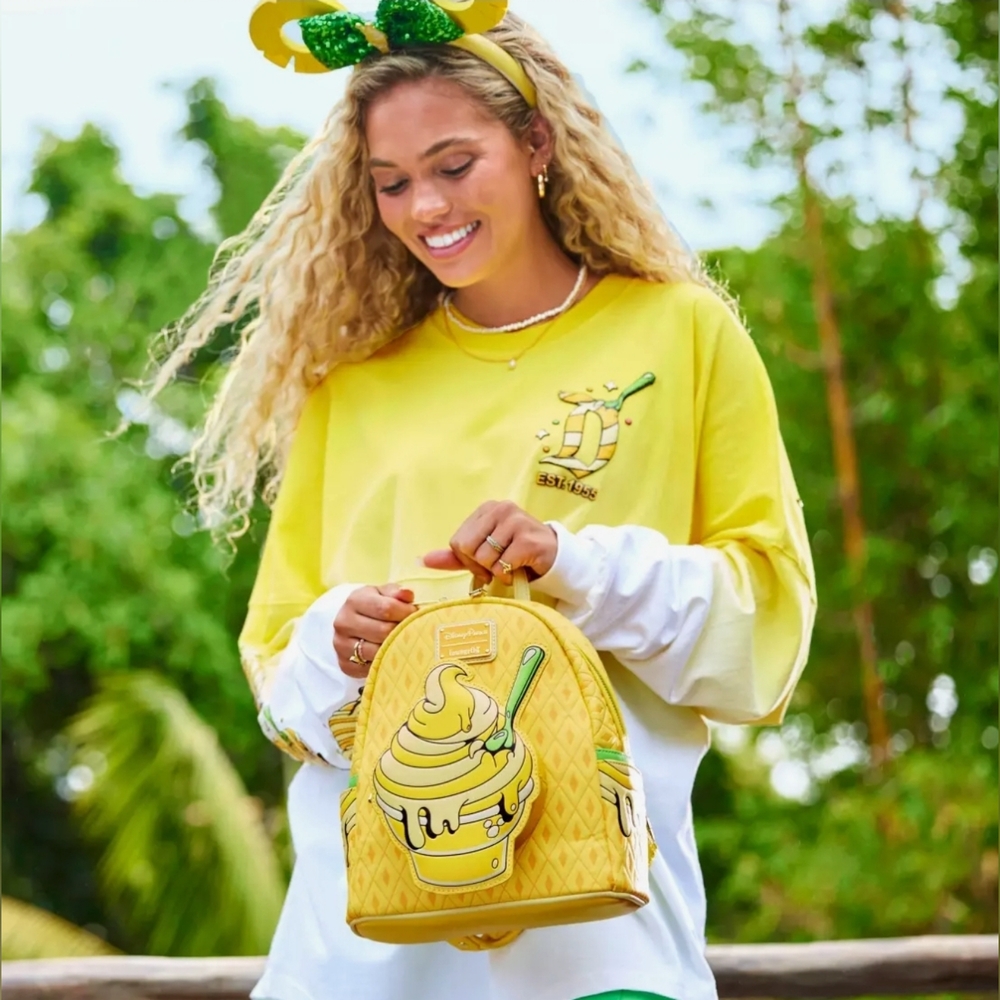 NWT Disney Eats Pineapple Swirl Loungefly Mini Backpack - Picture 2 of 5